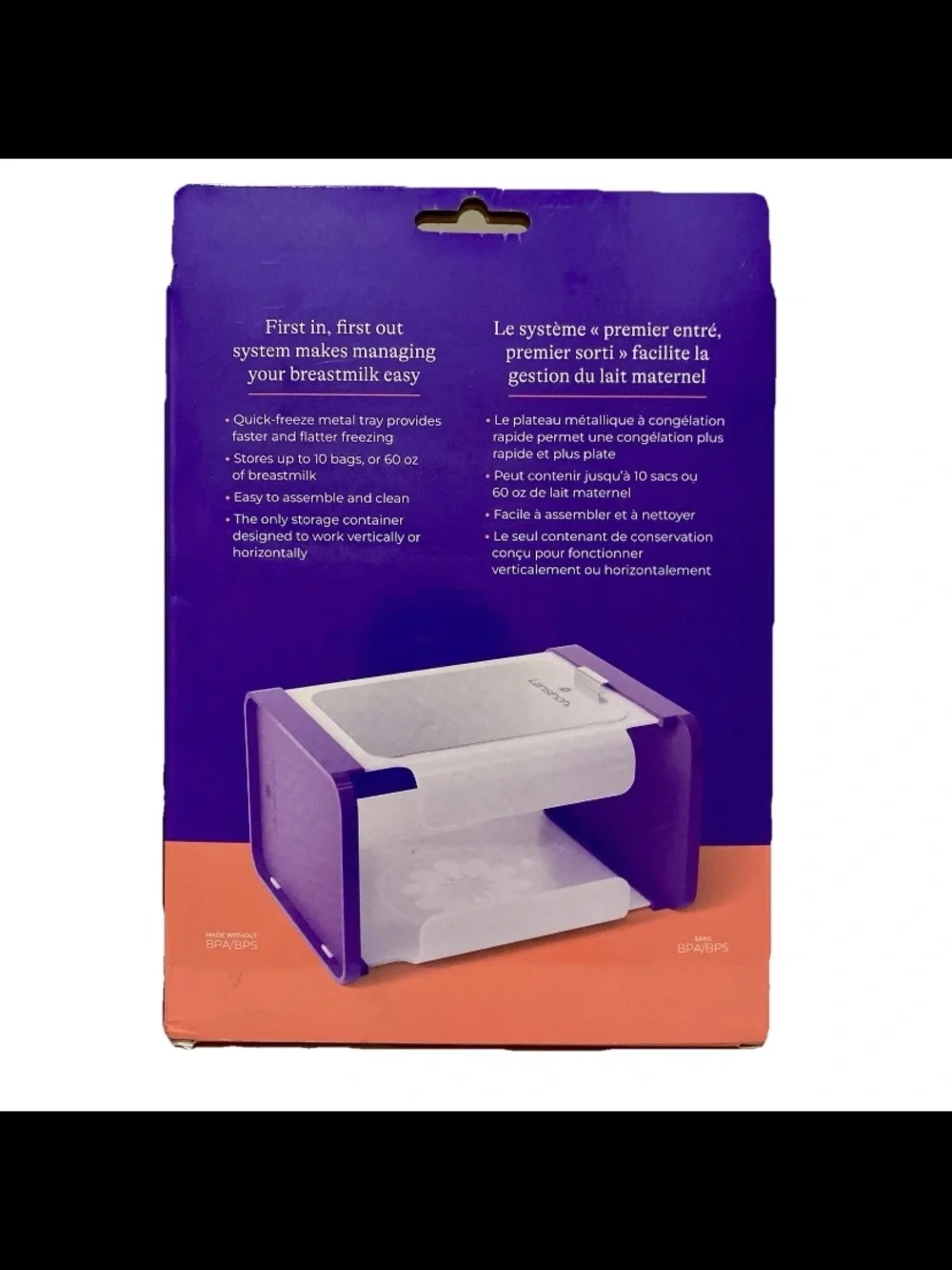 New Lansinoh Breastmilk Storage Container (60 Oz) BPA Free w Storage Bags 100 Ct
